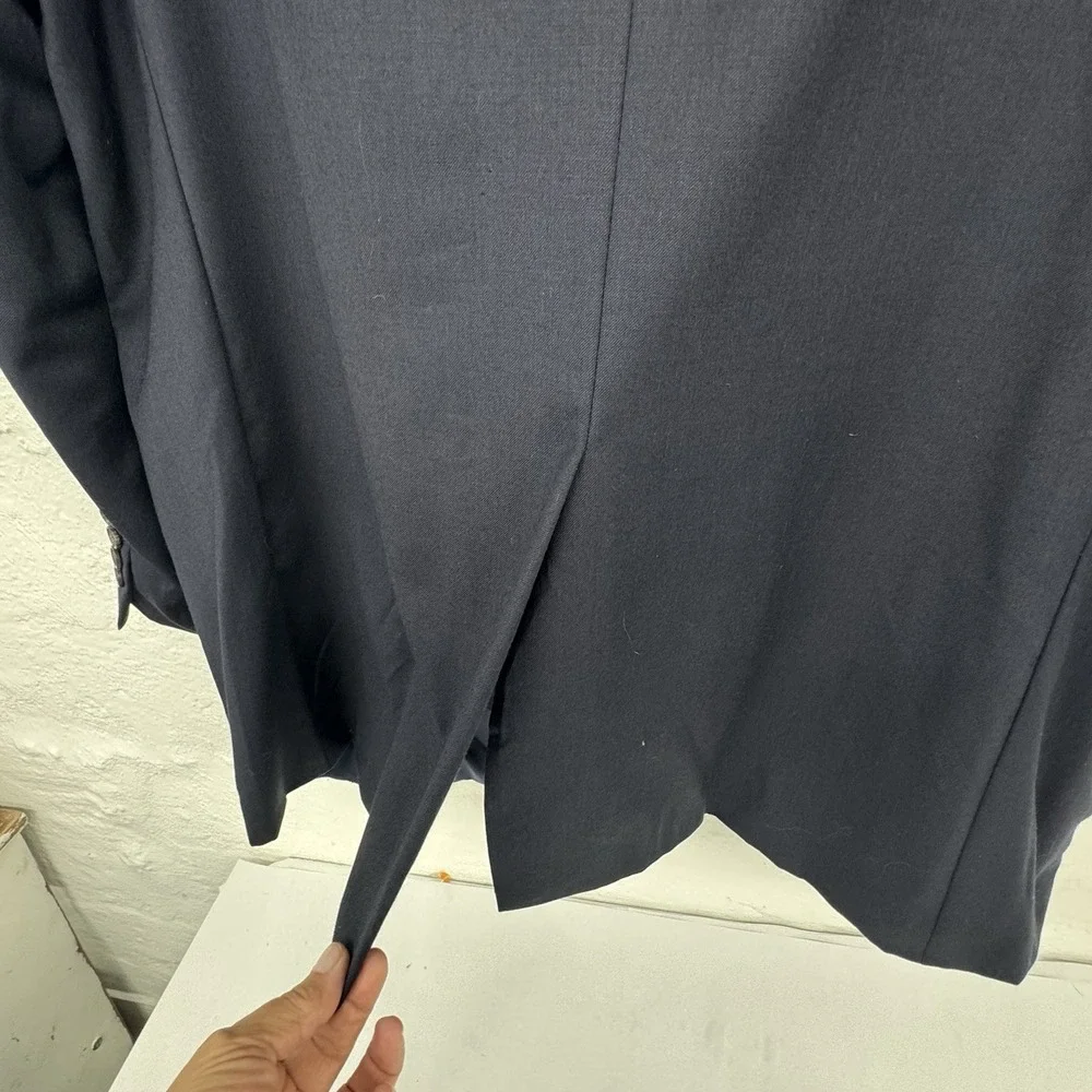 Lauren‎ Ralph Lauren Blazer Mens 50R Navy 100% Wool Two Button Canada Jacket